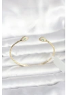 Pirinç Gold Renk Yılan Model Bileklik