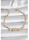 Pirinç Gold Renk Zirkon Taş Detay Xuping VIP Exclusive Seri Bileklik