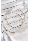 Pirinç Halka Model Gold Renk Kadın Küpe