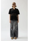 Polo Yaka TransparanT-Shirt