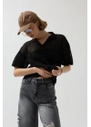 Polo Yaka TransparanT-Shirt