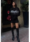 Püskül Detaylı Sweatshirt 8051