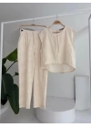 Shalina Süzüne Nakışlı Crop Takım 9796-08