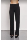 Siyah Palazzo Pantolon Oversize Kesim - Siyah
