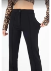 Siyah Palazzo Pantolon Oversize Kesim - Siyah