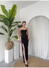 Stor Gül Detaylı Elbise