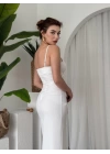 Stor Gül Detaylı Elbise
