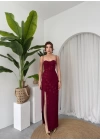 Stor Gül Detaylı Elbise