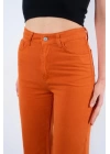 Strong Düz Pantolon - Oranj
