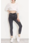 Pileli Straplez Bluz