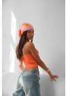 Taş Askılı Triko Bluz
