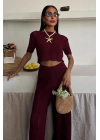 Triko Bluz Pantolon İkili Takım 10084-025