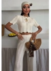 Triko Bluz Pantolon İkili Takım 10084-025