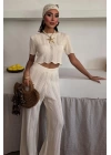Triko Bluz Pantolon İkili Takım 10084-025