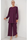 Tunik Pantolon Alt Üst Takım 6663 - Mor