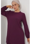 Tunik Pantolon Alt Üst Takım 6663 - Mor