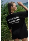 Turkish Sırt Baskılı Oversize T-Shirt