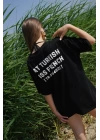 Turkish Sırt Baskılı Oversize T-Shirt