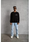 Üç İplik Biskilet Yaka Sweatshirt