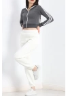 Üç İplik İçi Tüylü Sweat Füme - 20112.1287.