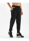Unisex Lastik Paçalı Eşofman Altı - Siyah