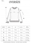 Unisex Üç İplik Parçalı Yakalı SweatShirt - Kırmızı