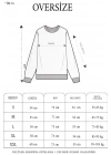 Unisex Üç İplik Parçalı Yakalı SweatShirt - Kırmızı
