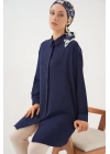 Uzun Gömlek Tunik 5945 - Lacivert