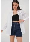 Uzun Kol Basic Gömlek 20279 - Beyaz