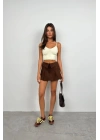 V Yaka Crop Bluz
