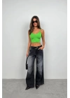 V Yaka Crop Bluz