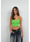 V Yaka Crop Bluz