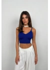 V Yaka Crop Bluz