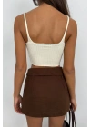 V Yaka Crop Bluz