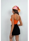 V Yaka Crop Bluz