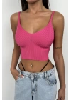 V Yaka Crop Bluz
