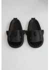 WG500 Köpekbalığı Siyah Unisex Tam Ortopedik Terlik Shark Slides