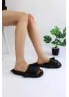 WG500 Köpekbalığı Siyah Unisex Tam Ortopedik Terlik Shark Slides