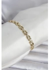 Xuping Zincir Model Gold Renk Kadın Bileklik