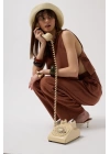 Yandan Bağlamalı Crop Bluz