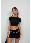 Yarım Kol Basic T-Shirt