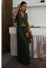 Yelek Önden Bağlamalı Uzun Etekli Takım 10192