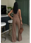Yelek Ve Pantolon Çizgili Double Takım 10017