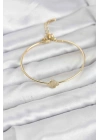 Yonca Model Gold Renk Kadın Bileklik