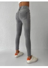 Yüksek Bel Likralı Jean Pantolon 90 Cm
