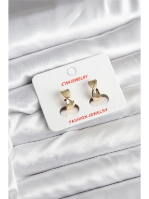 14K Gold Renk Kaplama CM Kadın Küpe