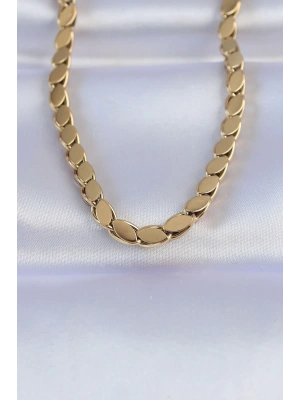 316L Çelik Gold Renk Arpa Model Kolye
