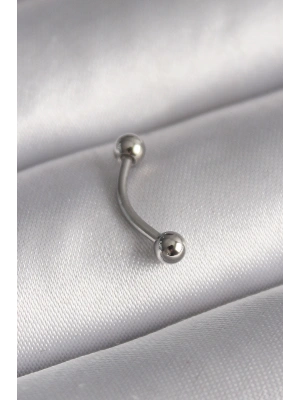 316L Çelik Gümüş Renk Topçuk Model Piercing