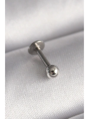 316L Çelik Gümüş Renk Topçuk Piercing
