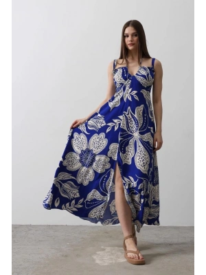 ASKILI VİSCON ELBİSE - Saks